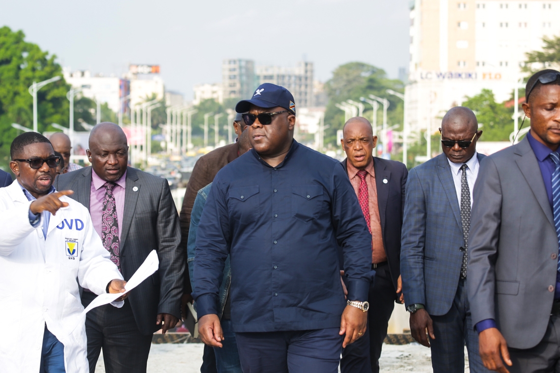 RDC: Le président Félix Tshisekedi inaugure le centre financier de Kinshasa